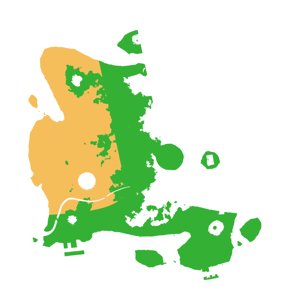 Biome Rust Map: Procedural Map, Size: 3000, Seed: 53175