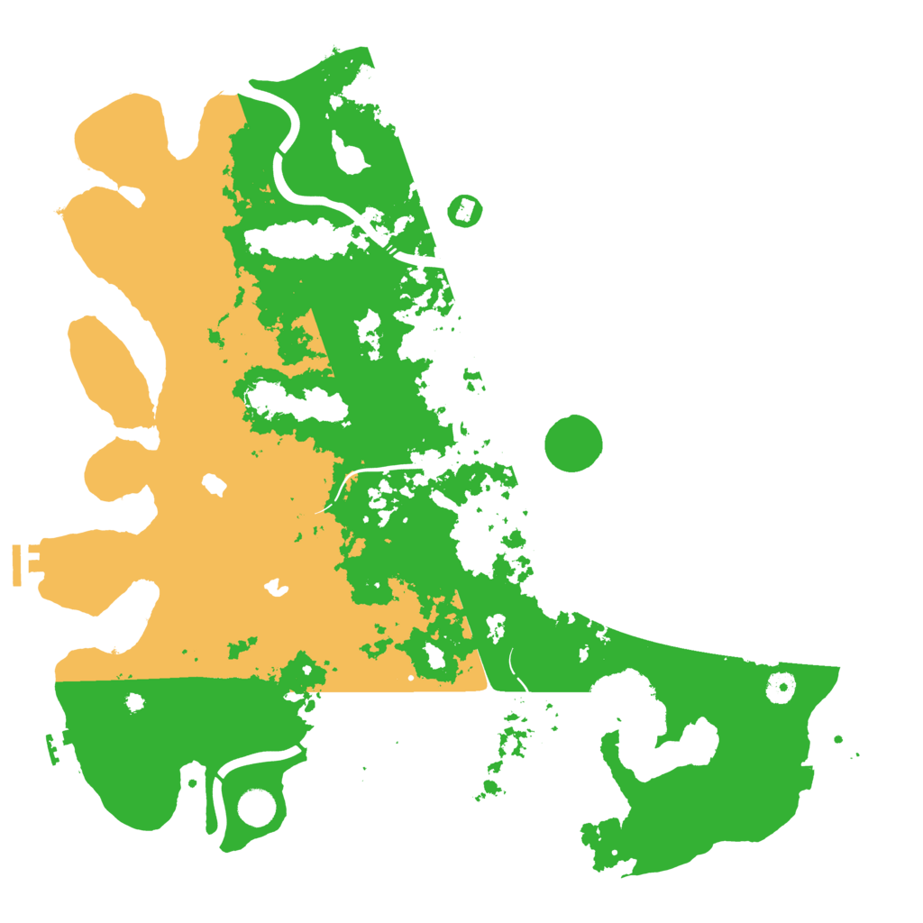 Biome Rust Map: Procedural Map, Size: 4500, Seed: 878157643