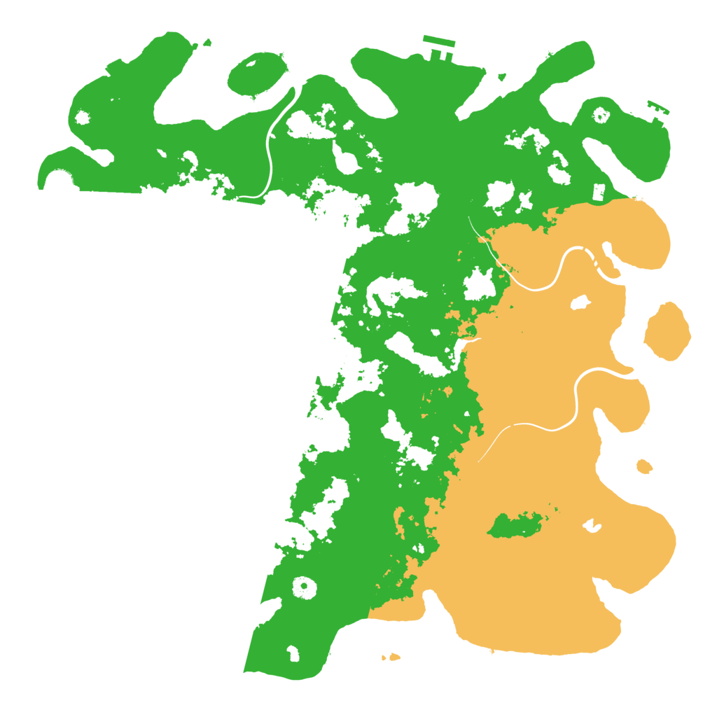 Biome Rust Map: Procedural Map, Size: 4500, Seed: 224641547