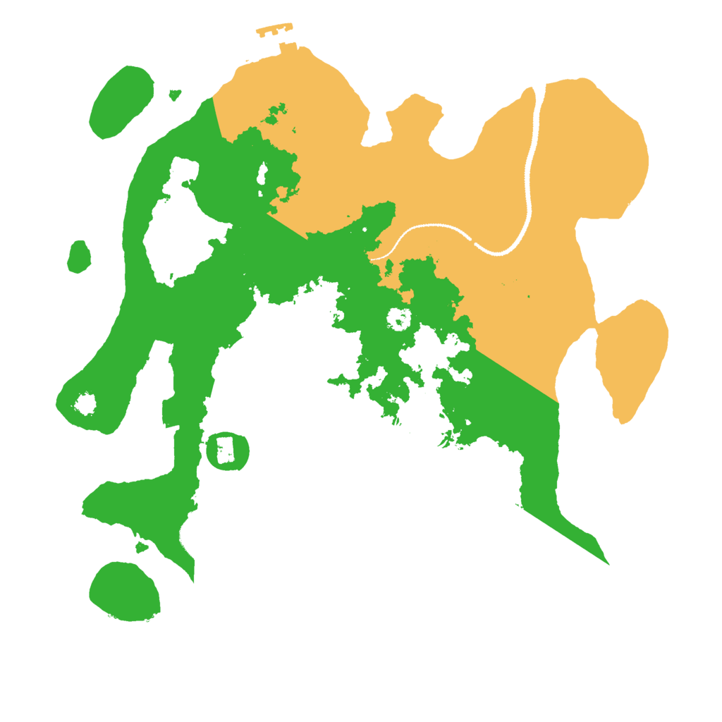 Biome Rust Map: Procedural Map, Size: 3000, Seed: 1061681077