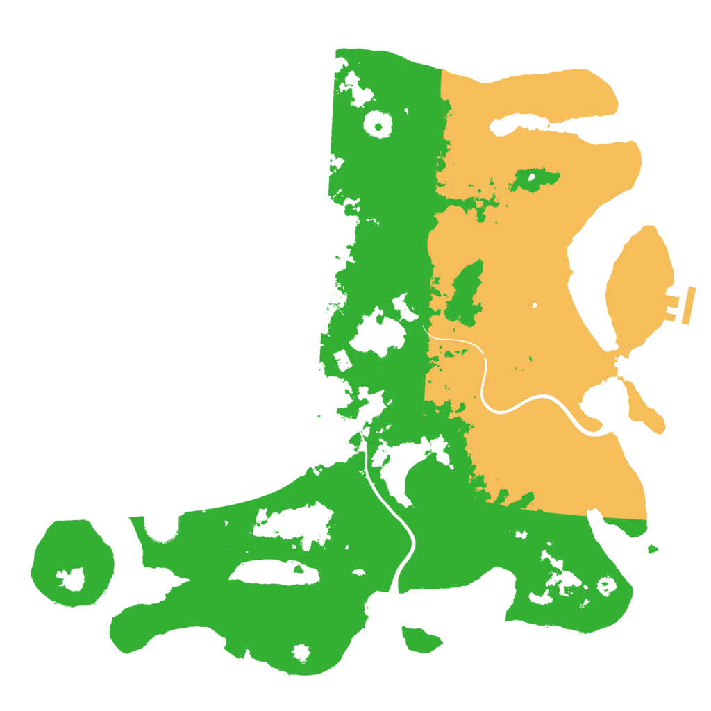 Biome Rust Map: Procedural Map, Size: 3800, Seed: 340105055