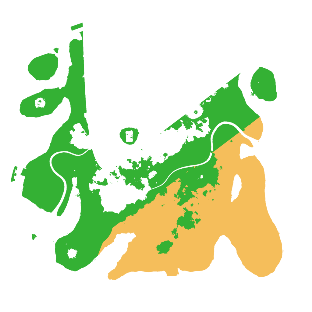 Biome Rust Map: Procedural Map, Size: 3000, Seed: 65522