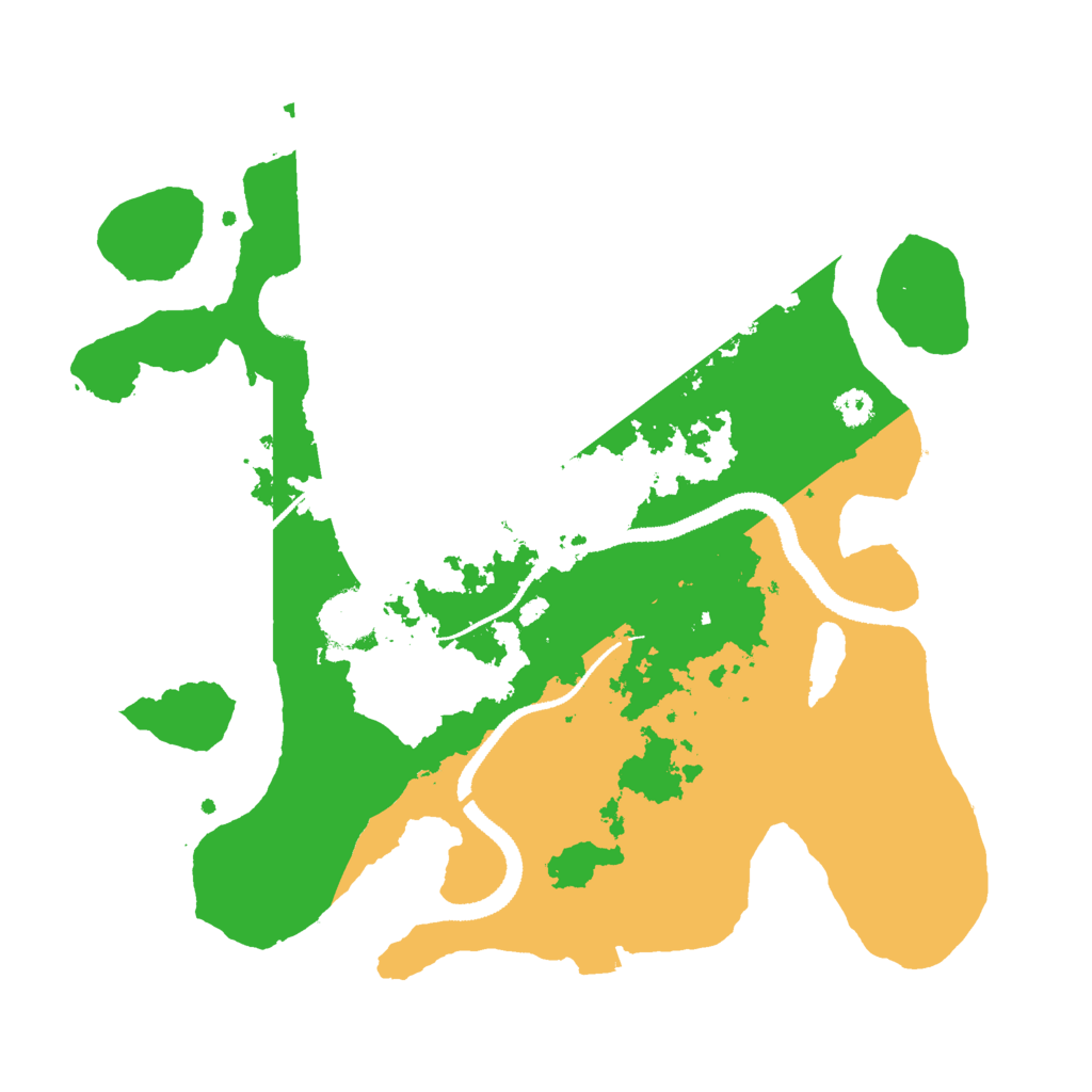 Biome Rust Map: Procedural Map, Size: 3000, Seed: 65522