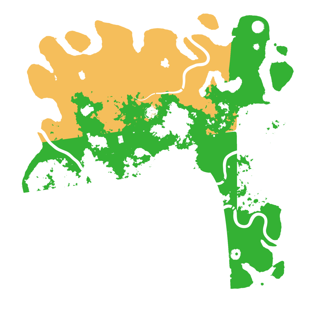 Biome Rust Map: Procedural Map, Size: 4500, Seed: 3278879