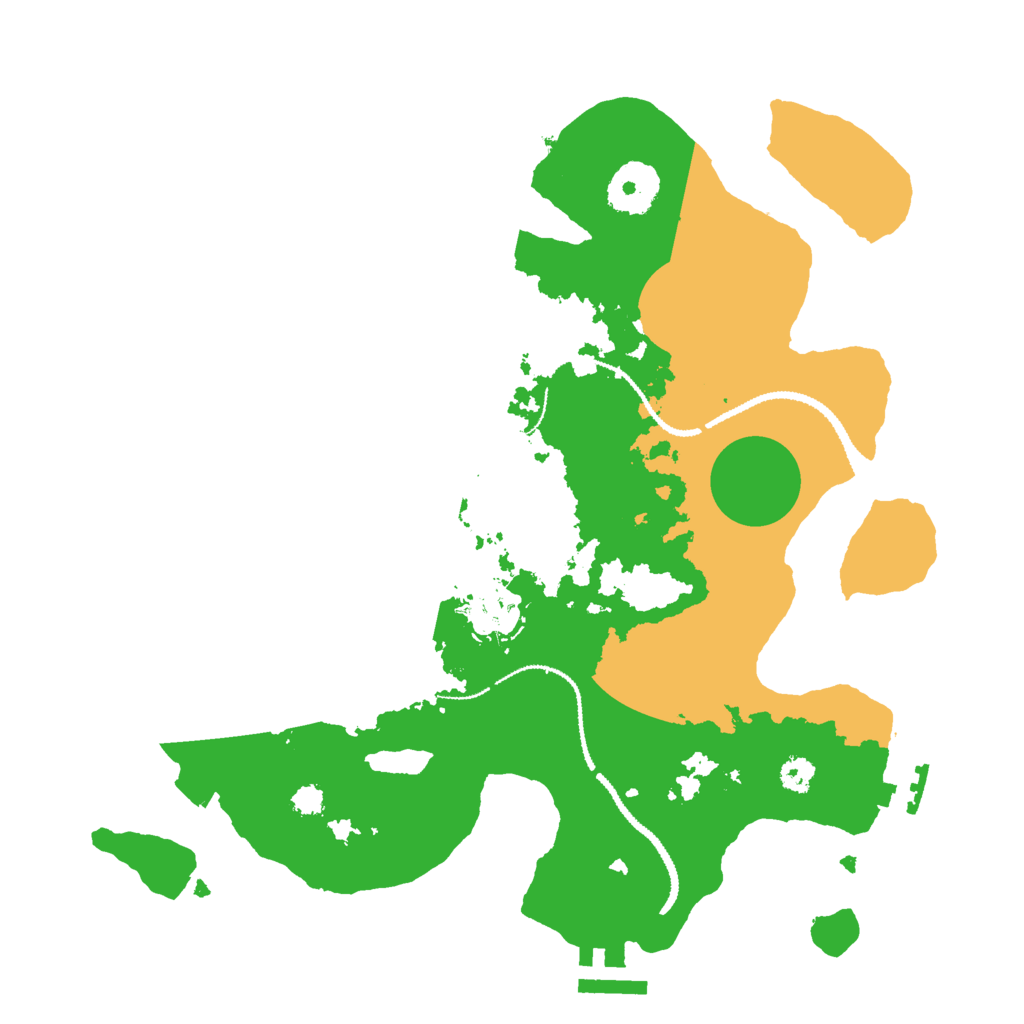 Biome Rust Map: Procedural Map, Size: 3000, Seed: 845630799