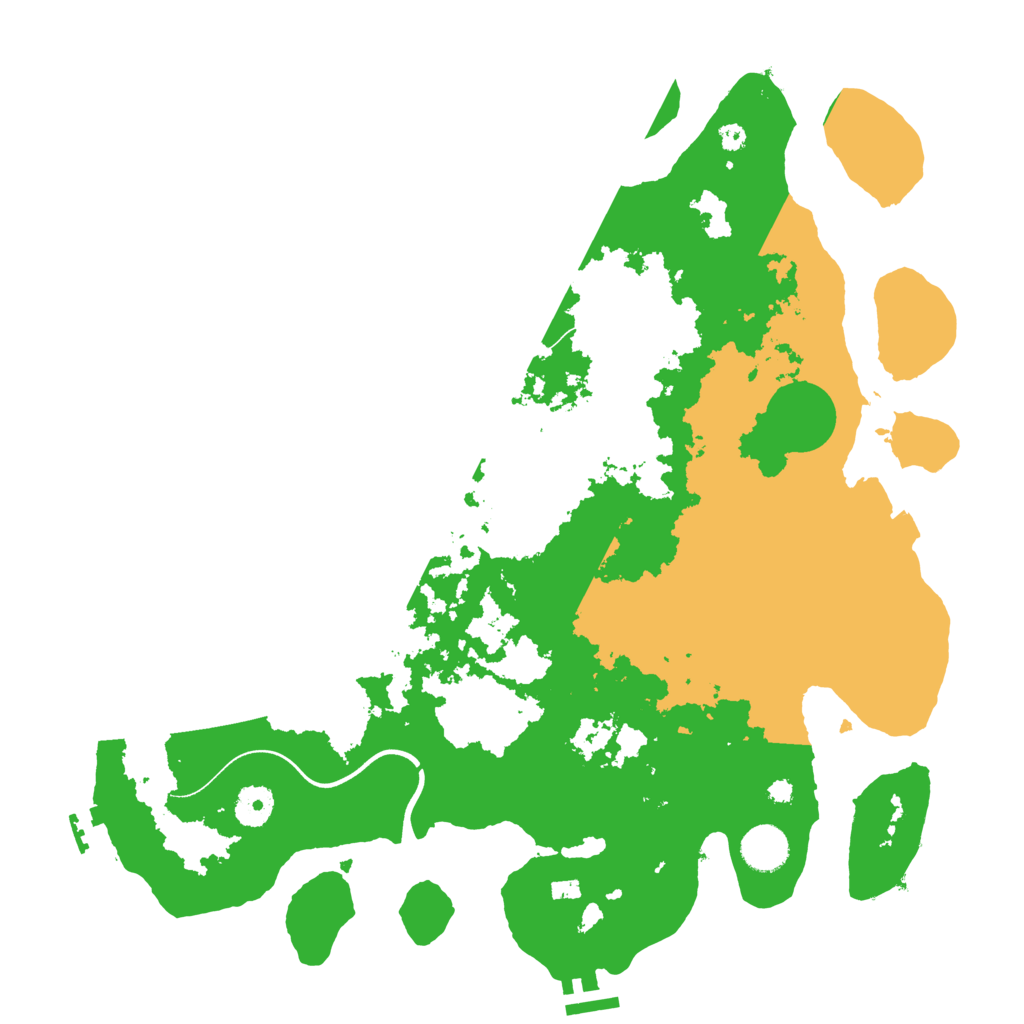 Biome Rust Map: Procedural Map, Size: 3850, Seed: 37687