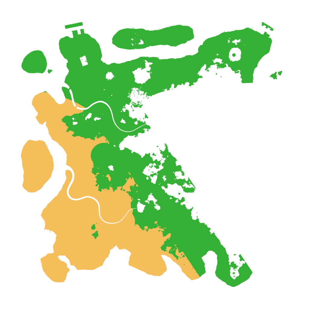 Biome Rust Map: Procedural Map, Size: 3500, Seed: 1230824085