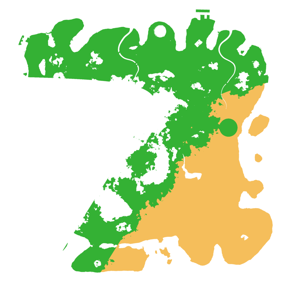 Biome Rust Map: Procedural Map, Size: 4250, Seed: 2698