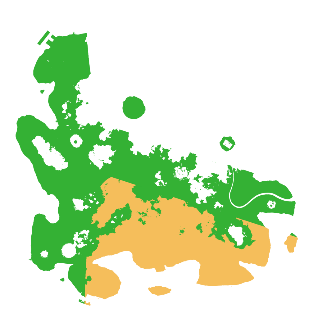 Biome Rust Map: Procedural Map, Size: 3878, Seed: 2086067500