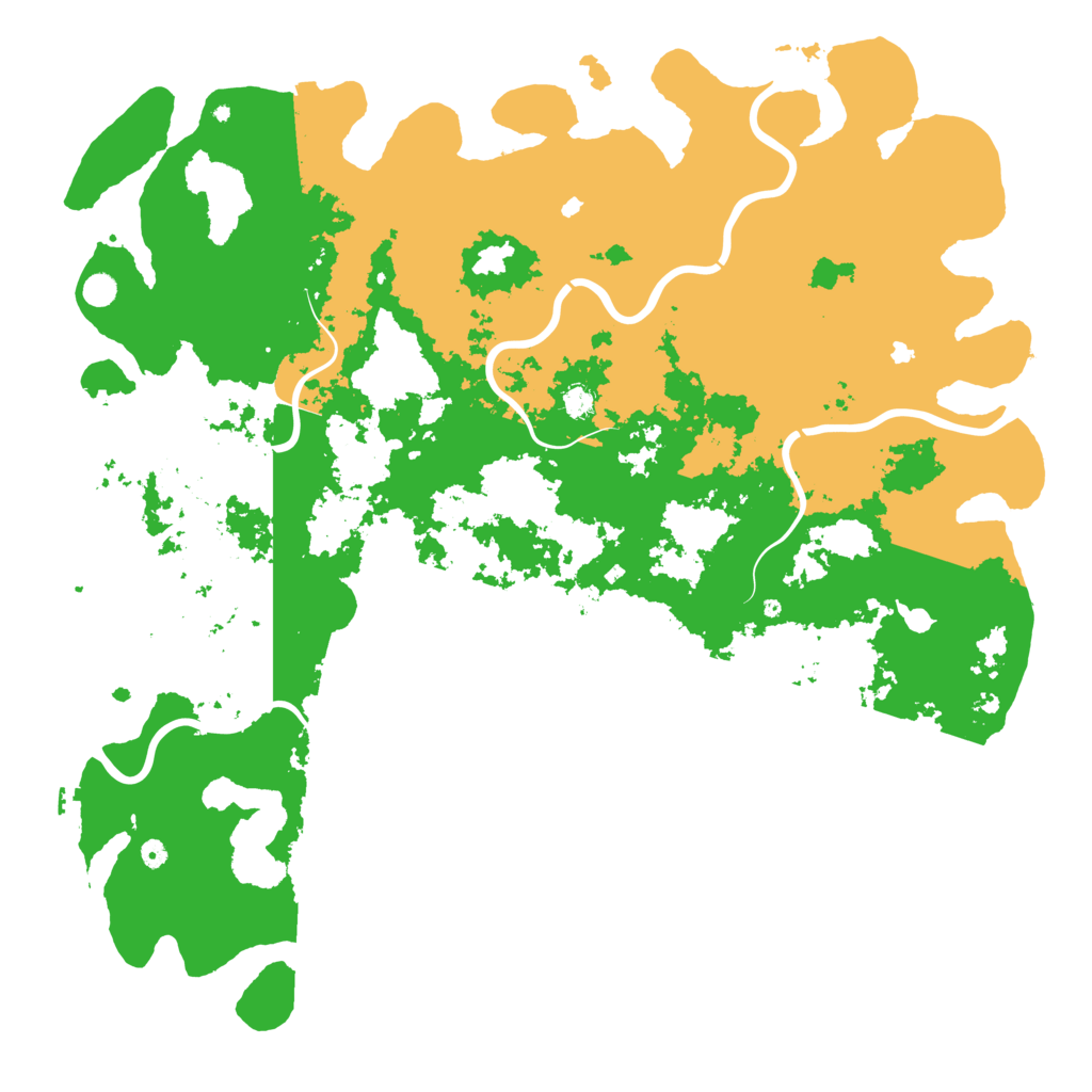 Biome Rust Map: Procedural Map, Size: 6000, Seed: 197660764