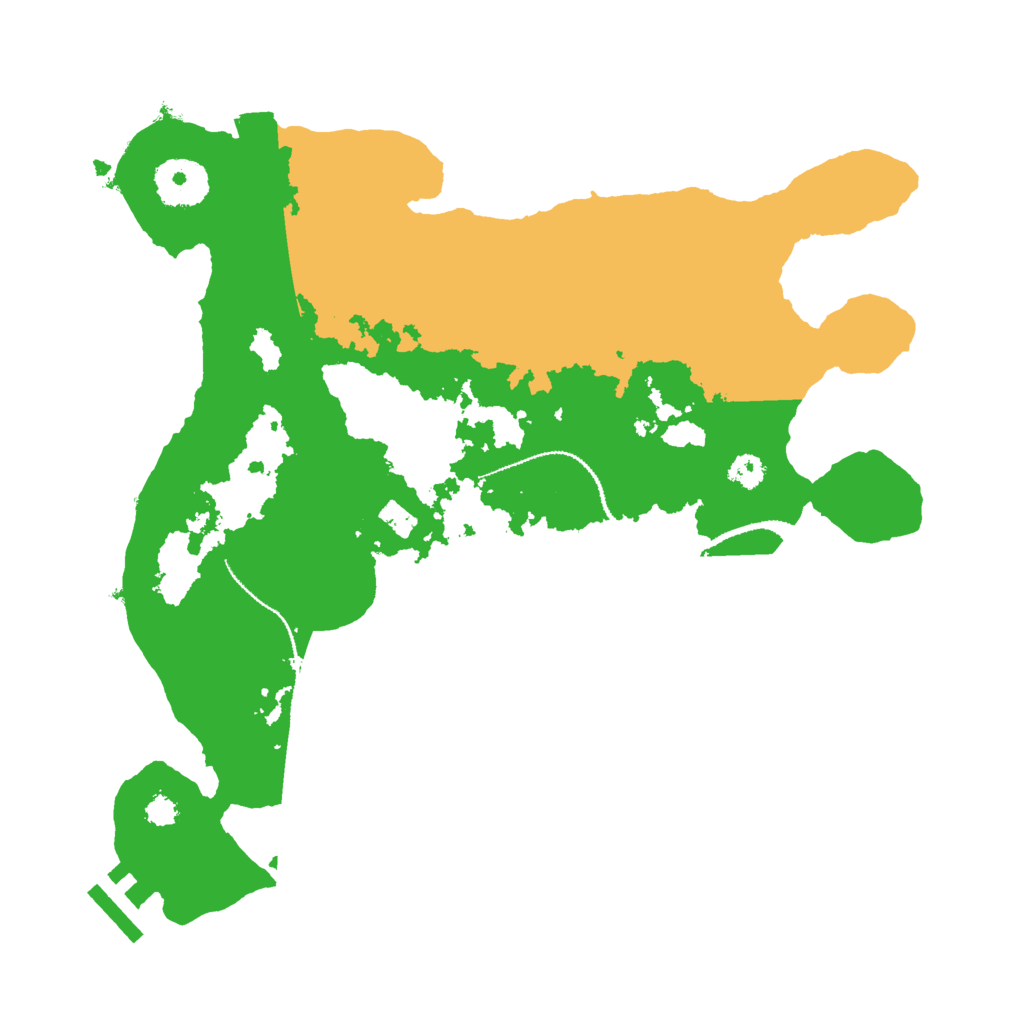 Biome Rust Map: Procedural Map, Size: 3000, Seed: 94861