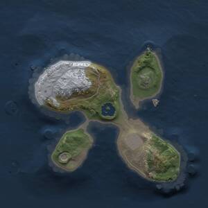 Thumbnail Rust Map: Procedural Map, Size: 1500, Seed: 1536327549, 1 Monuments