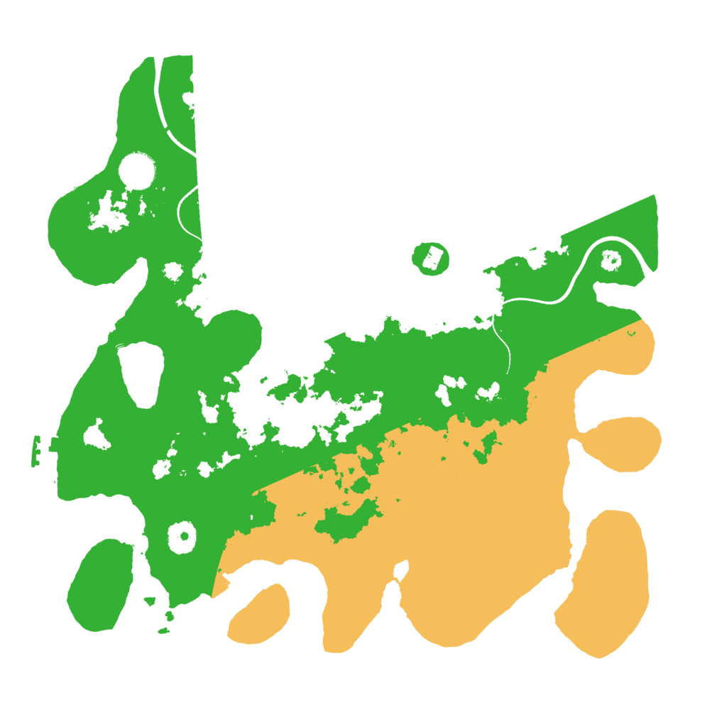 Biome Rust Map: Procedural Map, Size: 3500, Seed: 716923827