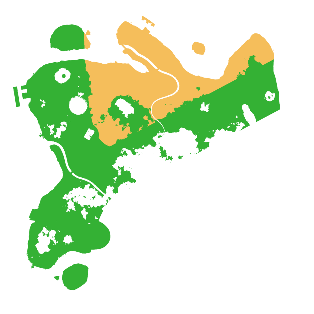 Biome Rust Map: Procedural Map, Size: 3150, Seed: 481981