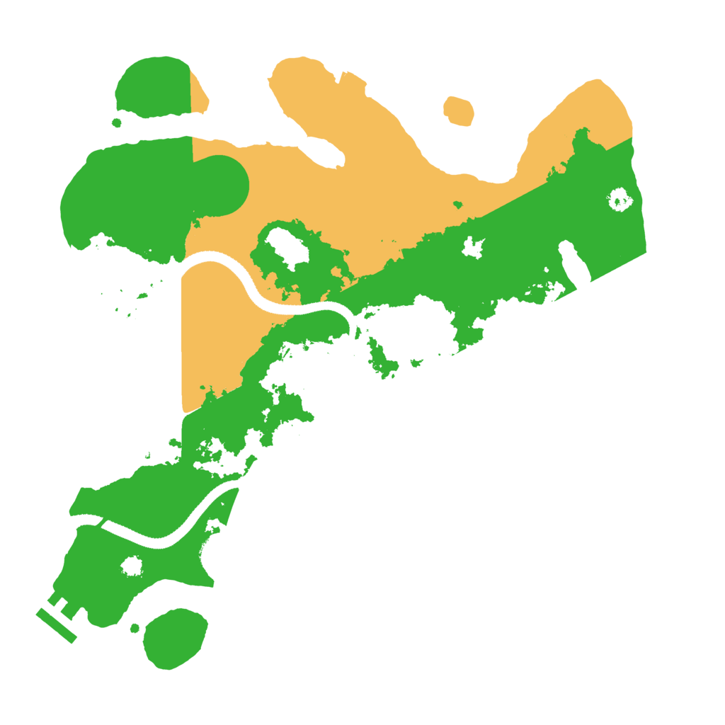 Biome Rust Map: Procedural Map, Size: 3150, Seed: 481981