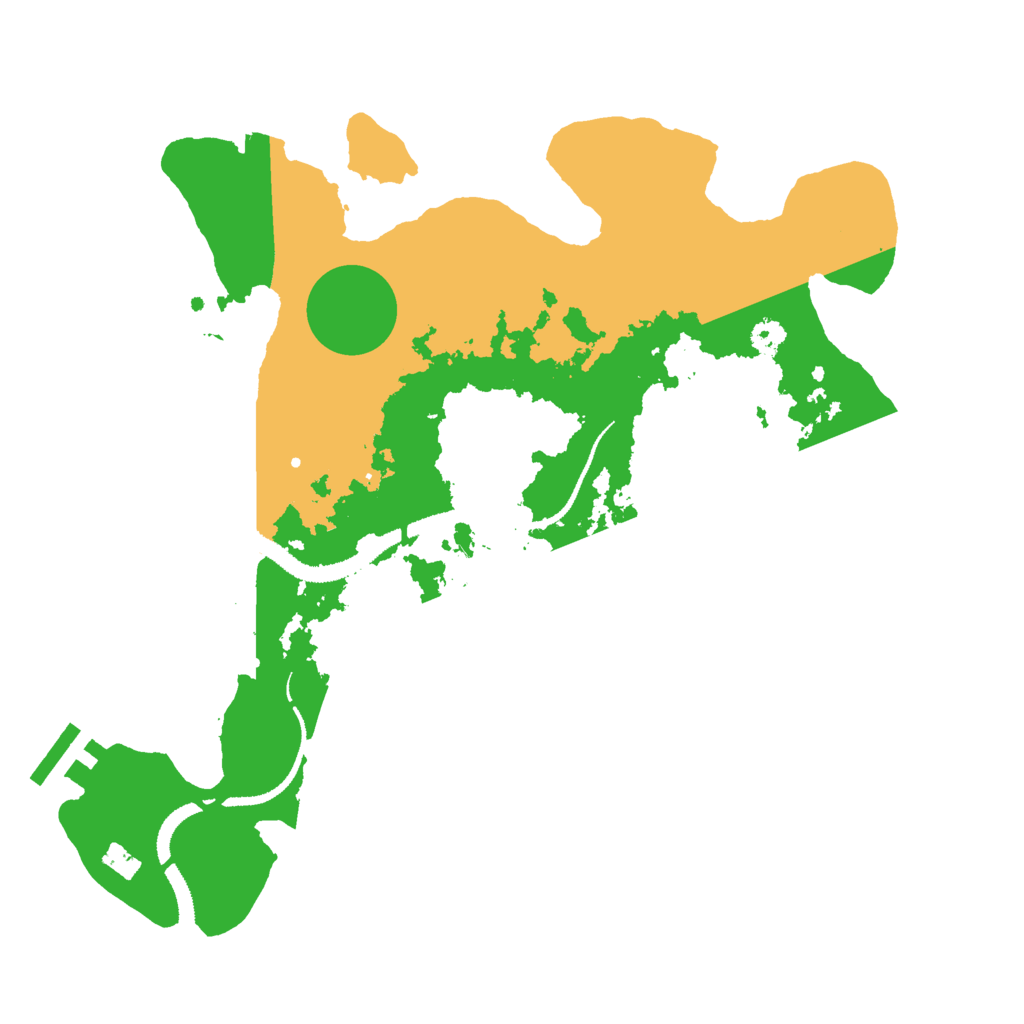 Biome Rust Map: Procedural Map, Size: 3000, Seed: 611286781