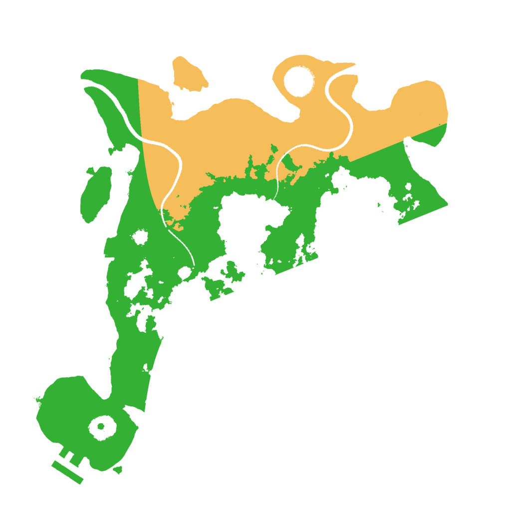 Biome Rust Map: Procedural Map, Size: 3000, Seed: 611286781