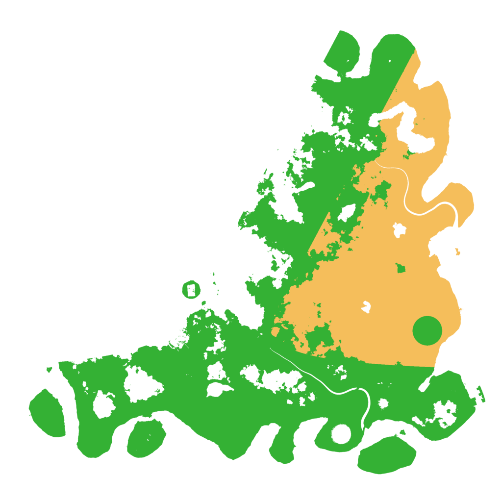 Biome Rust Map: Procedural Map, Size: 4500, Seed: 227221016