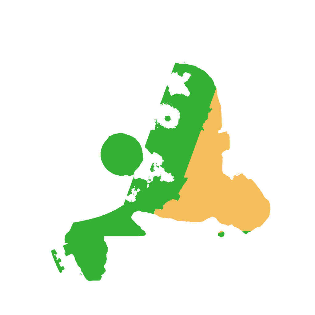 Biome Rust Map: Procedural Map, Size: 2000, Seed: 50005