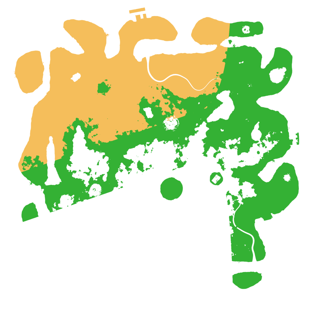 Biome Rust Map: Procedural Map, Size: 4000, Seed: 98765113