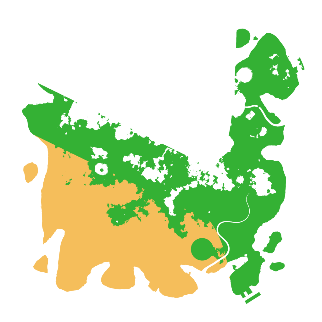 Biome Rust Map: Procedural Map, Size: 3800, Seed: 62472143