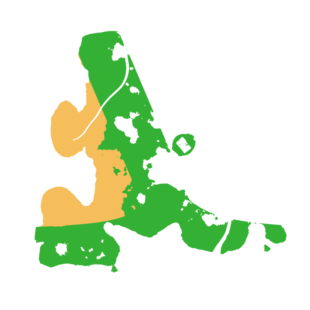 Biome Rust Map: Procedural Map, Size: 2300, Seed: 890848477