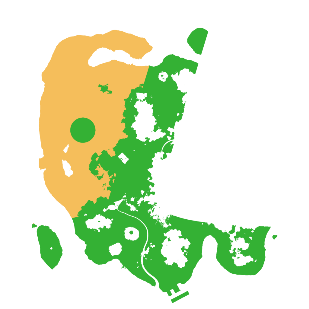 Biome Rust Map: Procedural Map, Size: 3250, Seed: 1510223