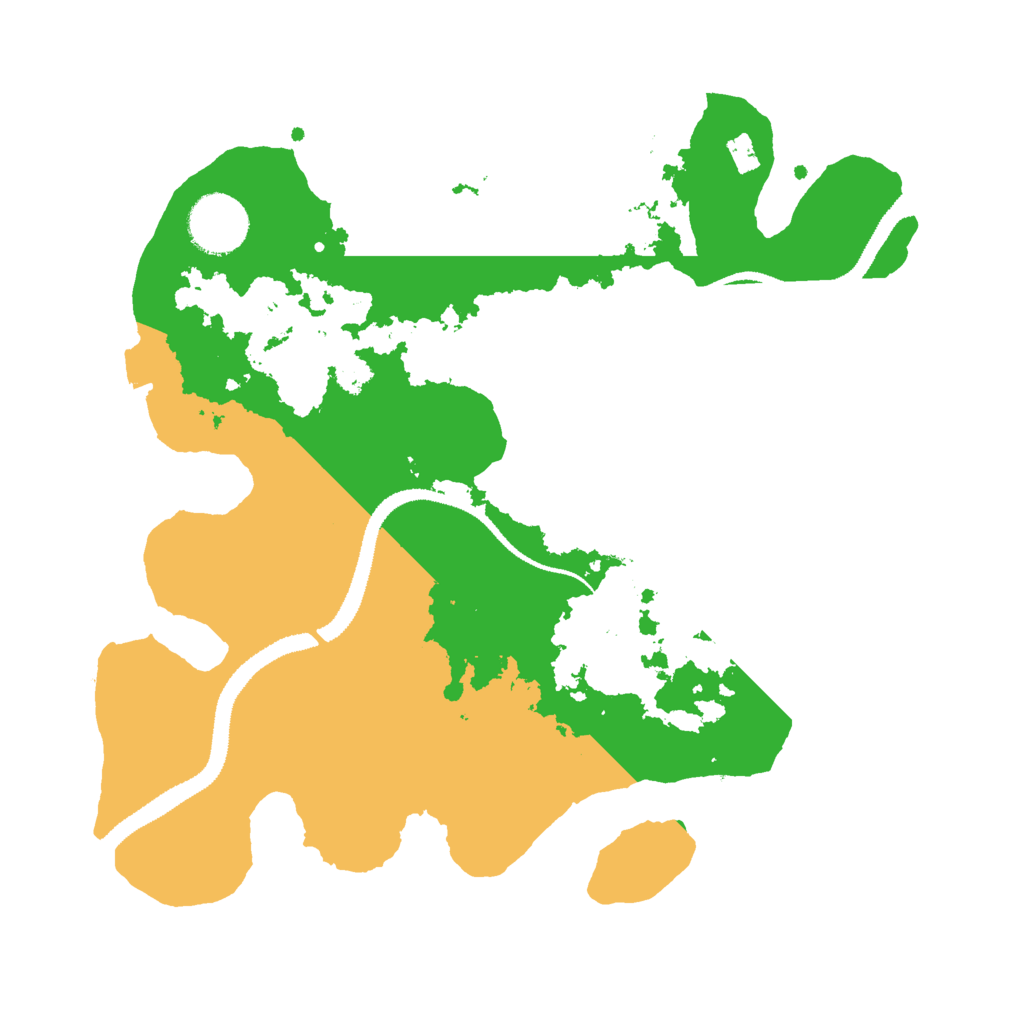Biome Rust Map: Procedural Map, Size: 3000, Seed: 6688