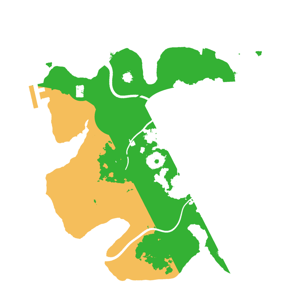 Biome Rust Map: Procedural Map, Size: 2650, Seed: 246810