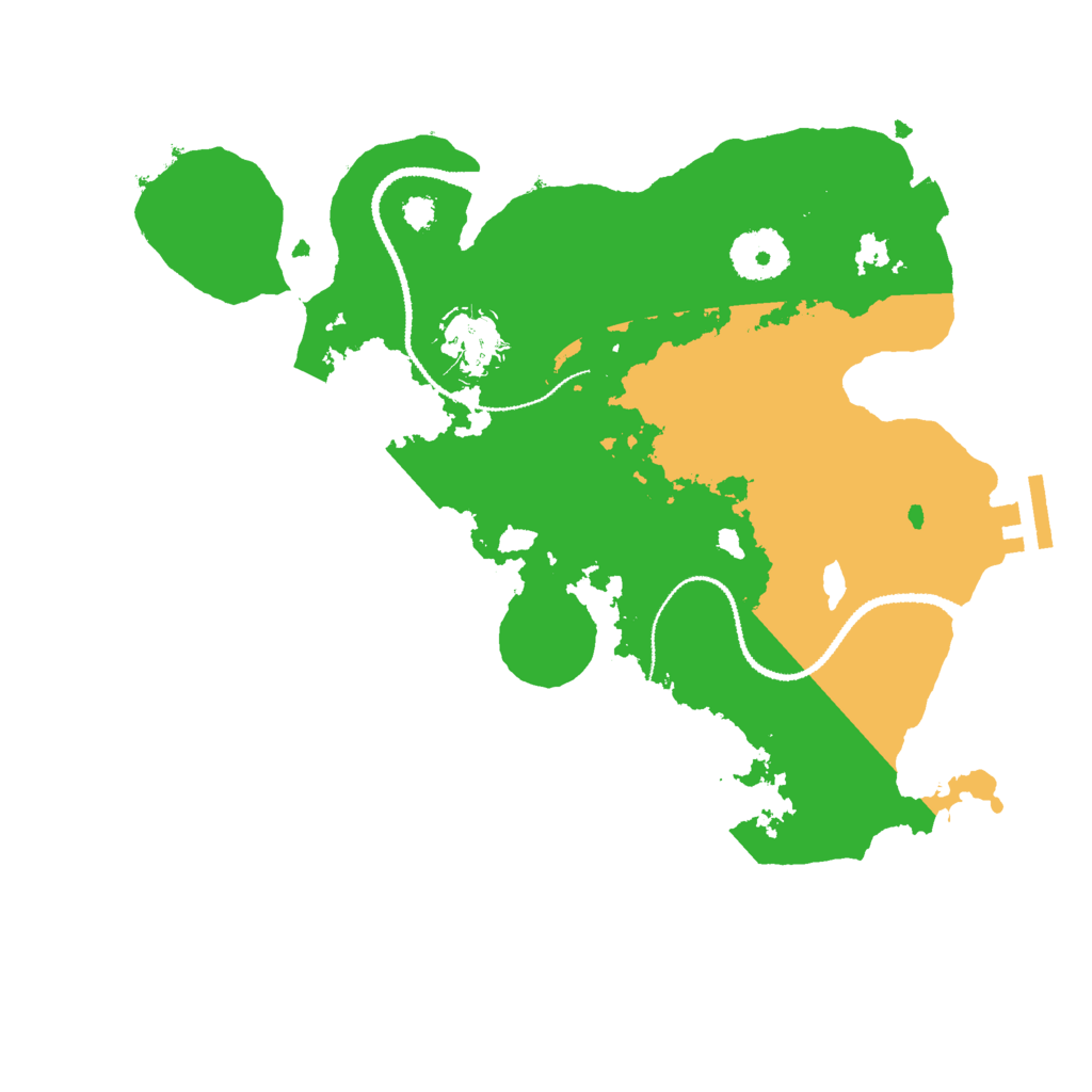 Biome Rust Map: Procedural Map, Size: 3000, Seed: 987951