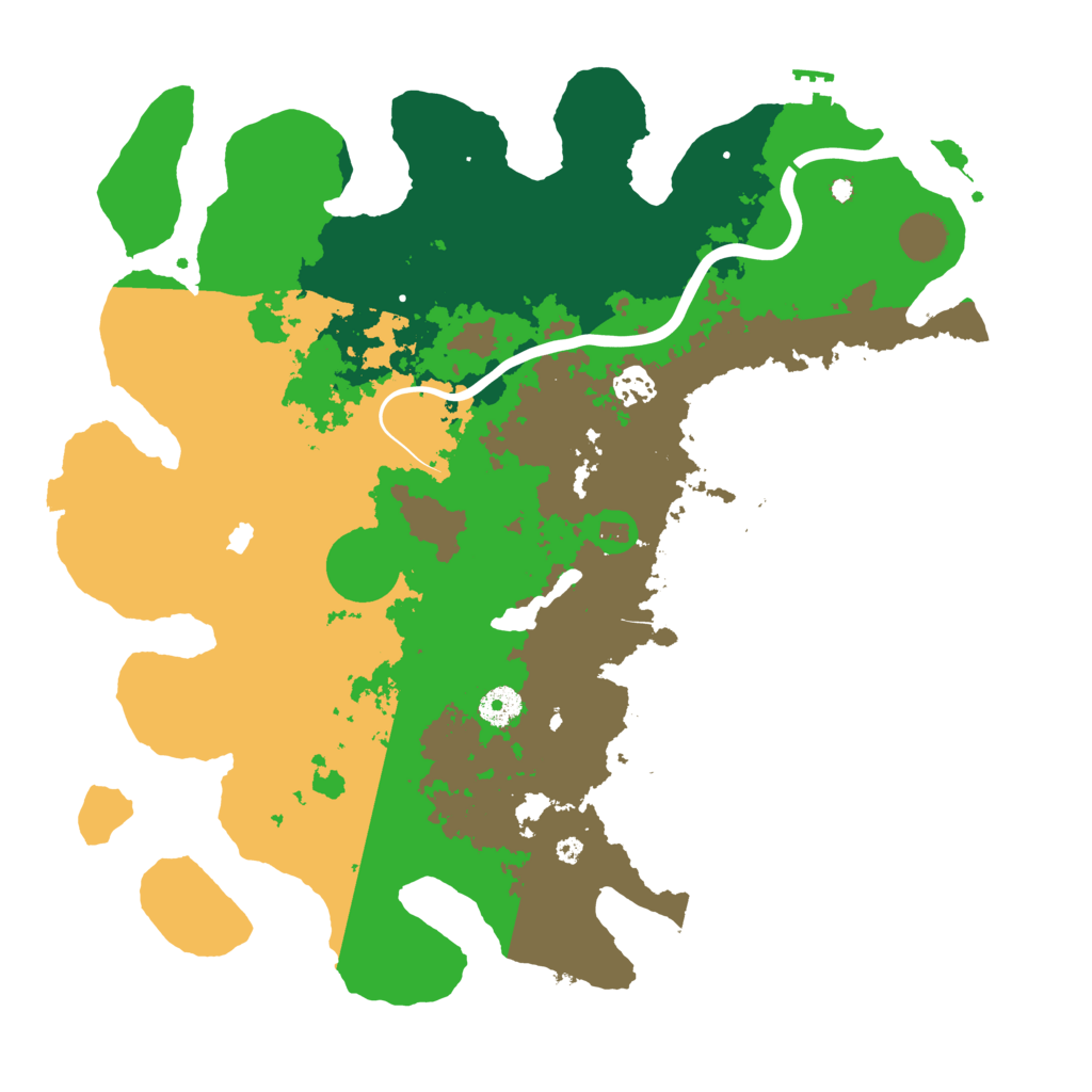 Biome Rust Map: Procedural Map, Size: 4000, Seed: 123937174