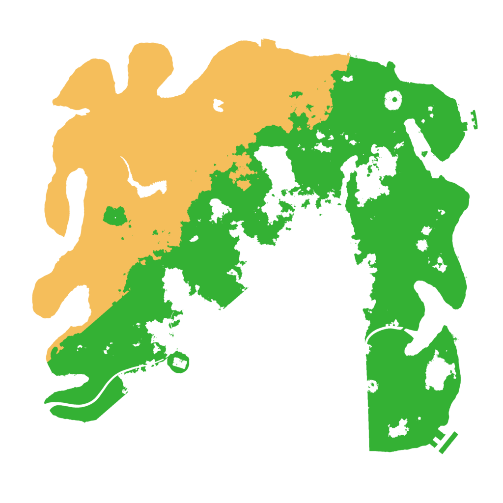 Biome Rust Map: Procedural Map, Size: 4000, Seed: 43233