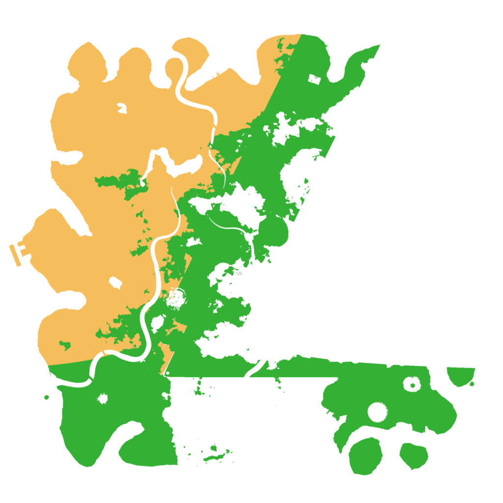 Biome Rust Map: Procedural Map, Size: 4500, Seed: 536669745