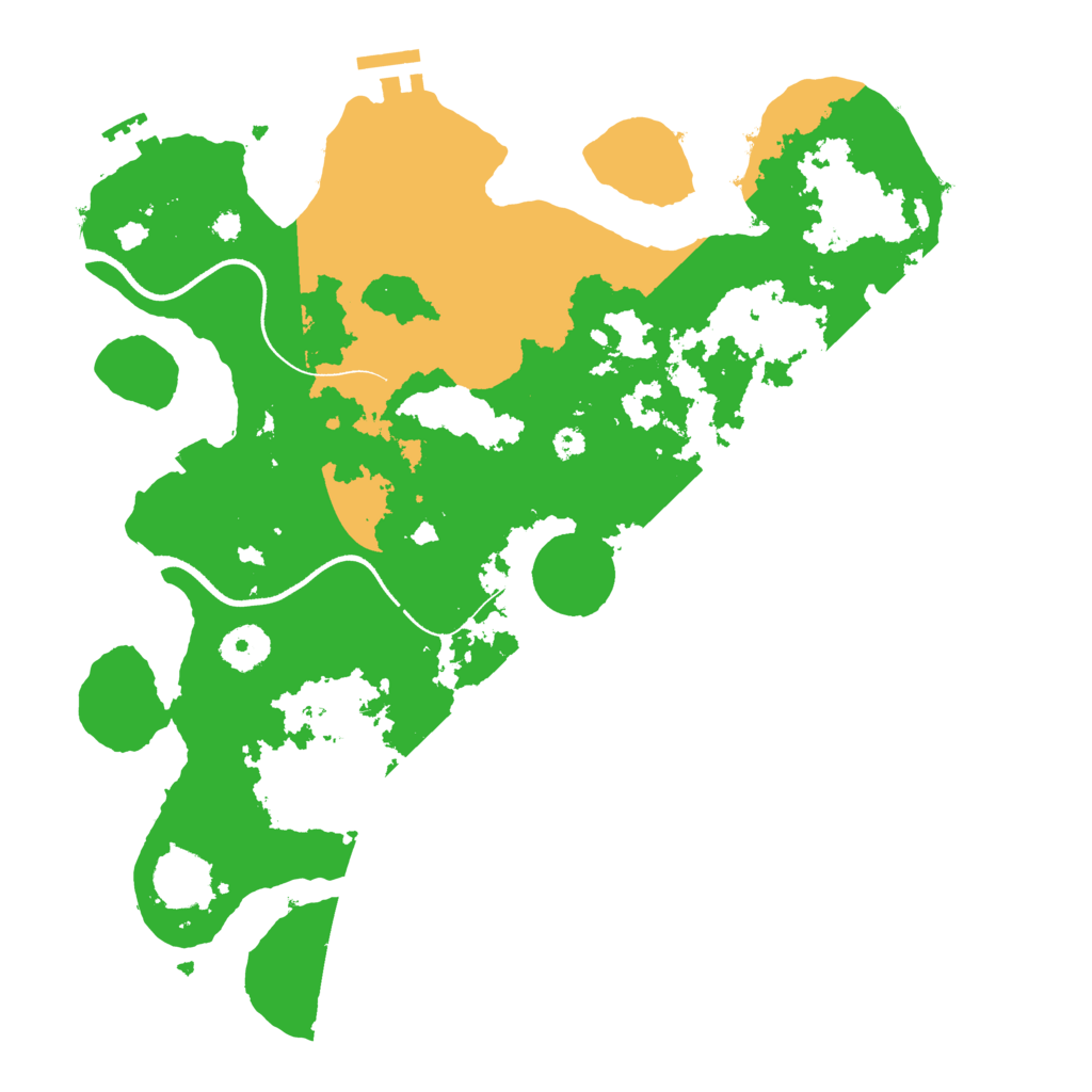 Biome Rust Map: Procedural Map, Size: 3500, Seed: 1446680145