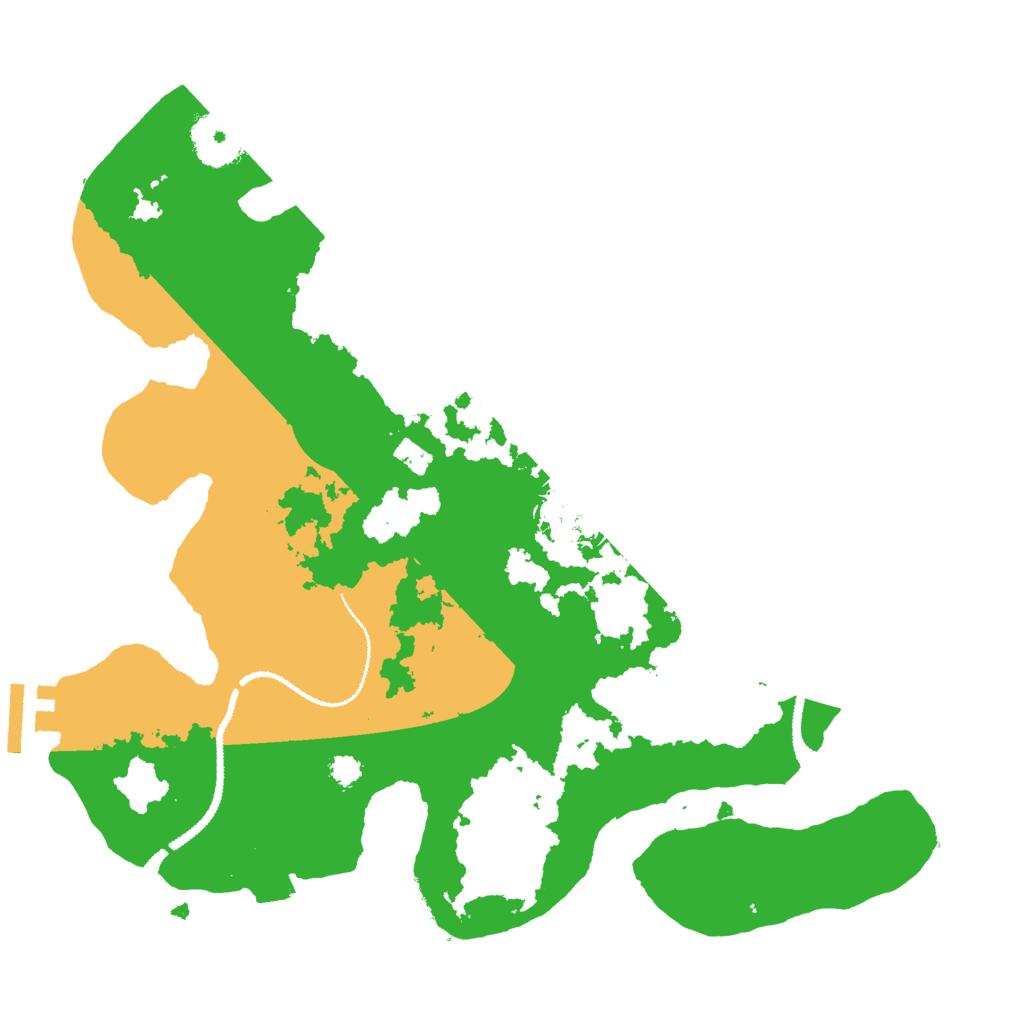 Biome Rust Map: Procedural Map, Size: 3000, Seed: 31313