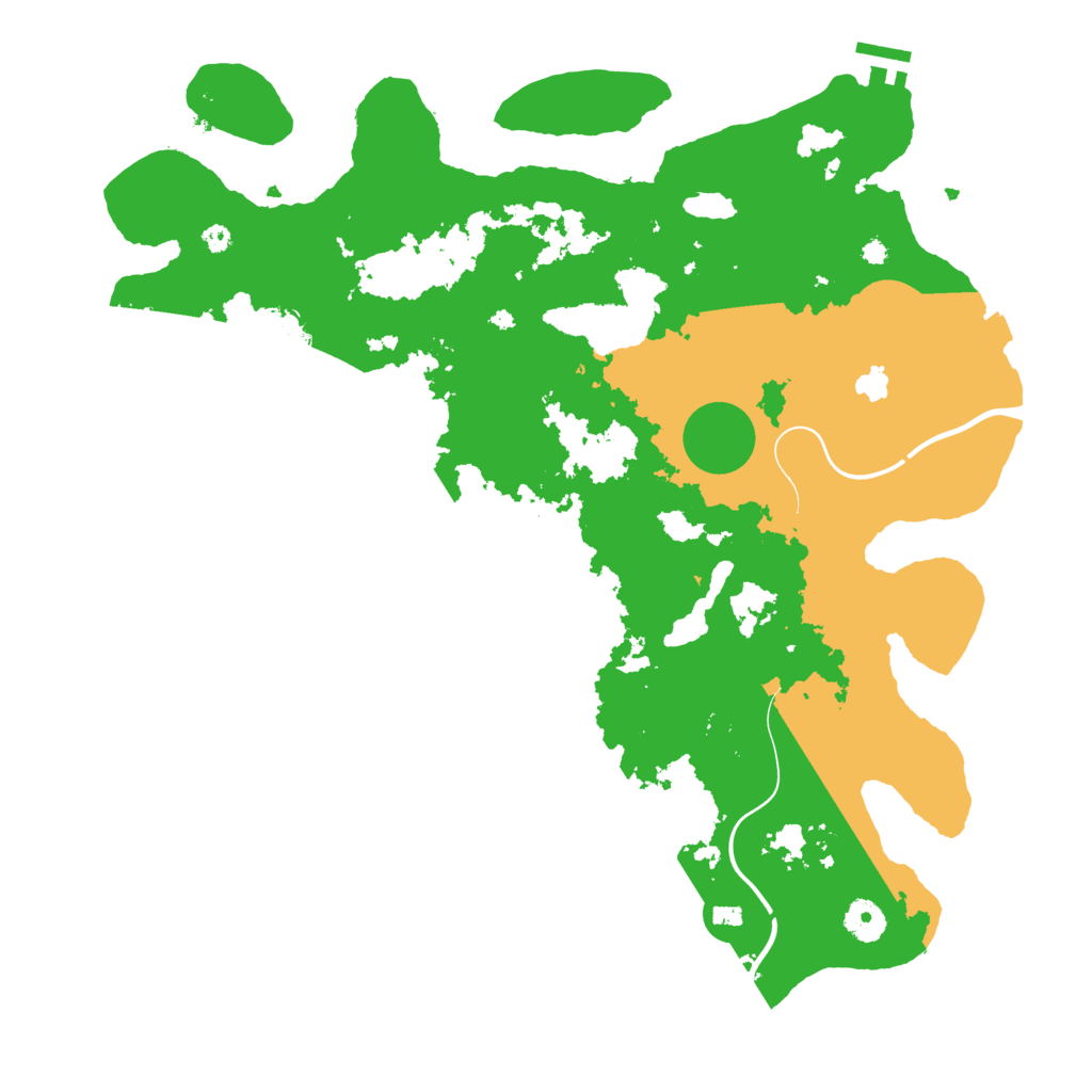 Biome Rust Map: Procedural Map, Size: 4000, Seed: 4349