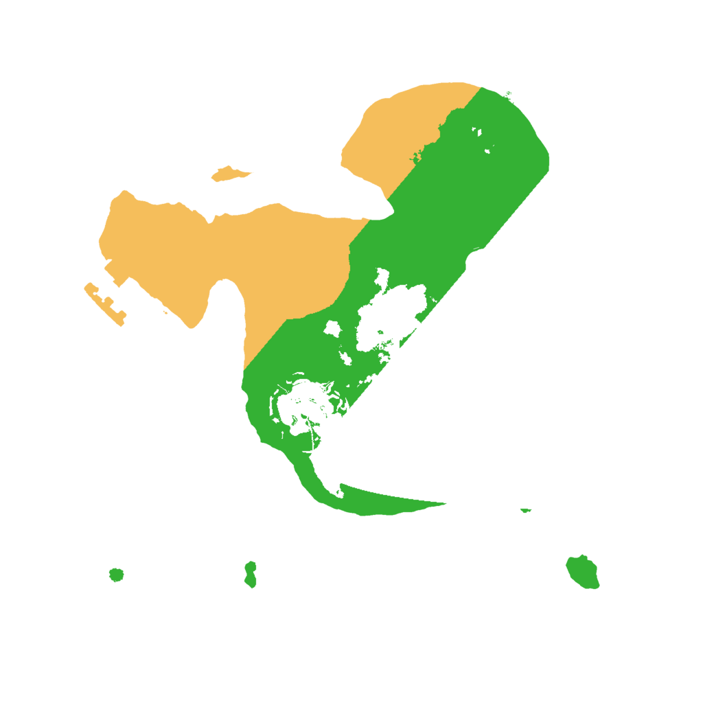 Biome Rust Map: Procedural Map, Size: 2000, Seed: 12450