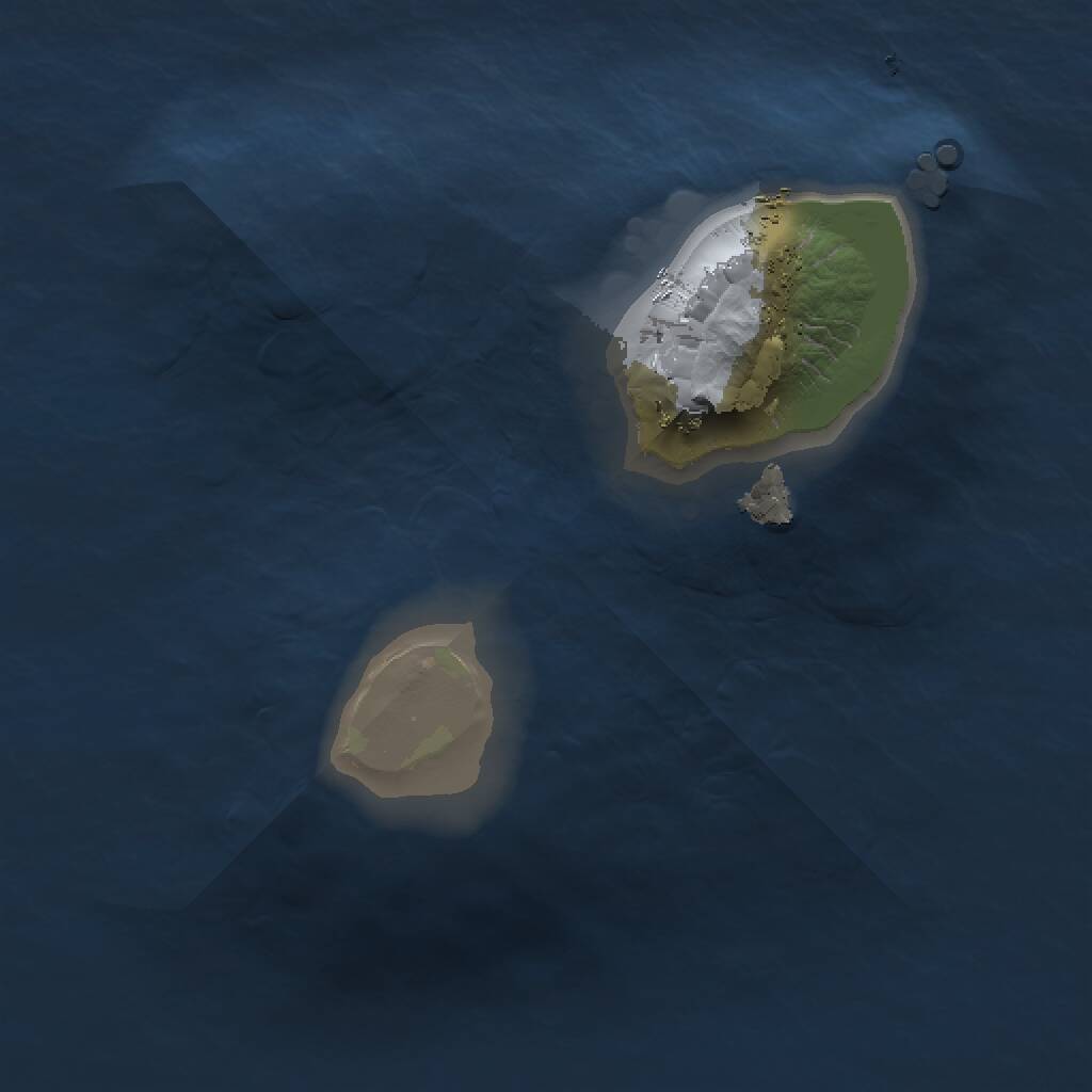 Rust Map: Procedural Map, Size: 1000, Seed: 1365873750, 1 Monuments