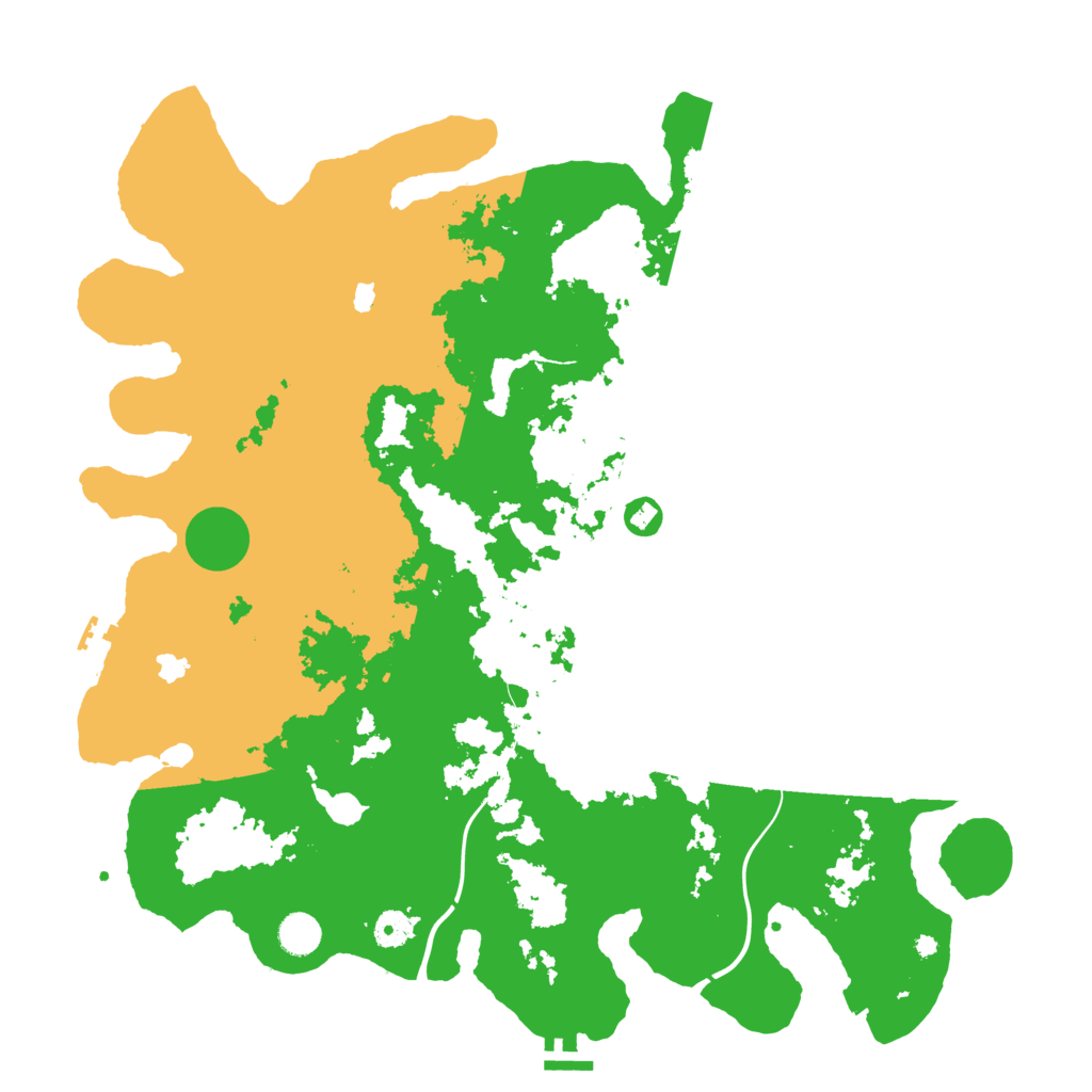 Biome Rust Map: Procedural Map, Size: 4500, Seed: 397774939