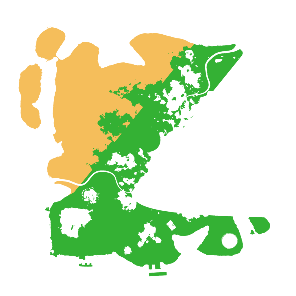 Biome Rust Map: Procedural Map, Size: 3400, Seed: 47812