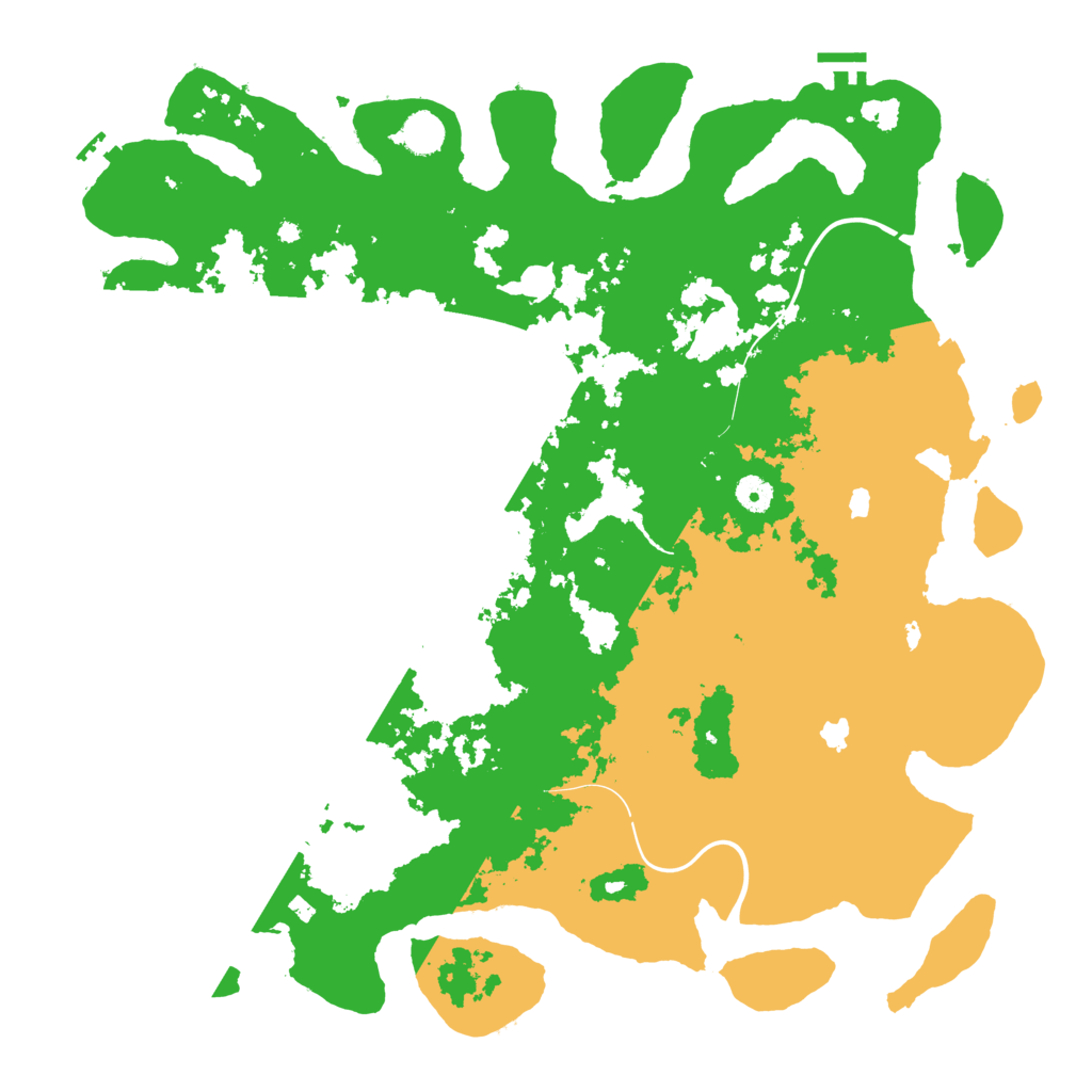 Biome Rust Map: Procedural Map, Size: 4500, Seed: 375367271
