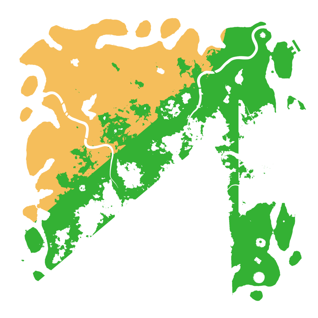 Biome Rust Map: Procedural Map, Size: 5000, Seed: 374498272