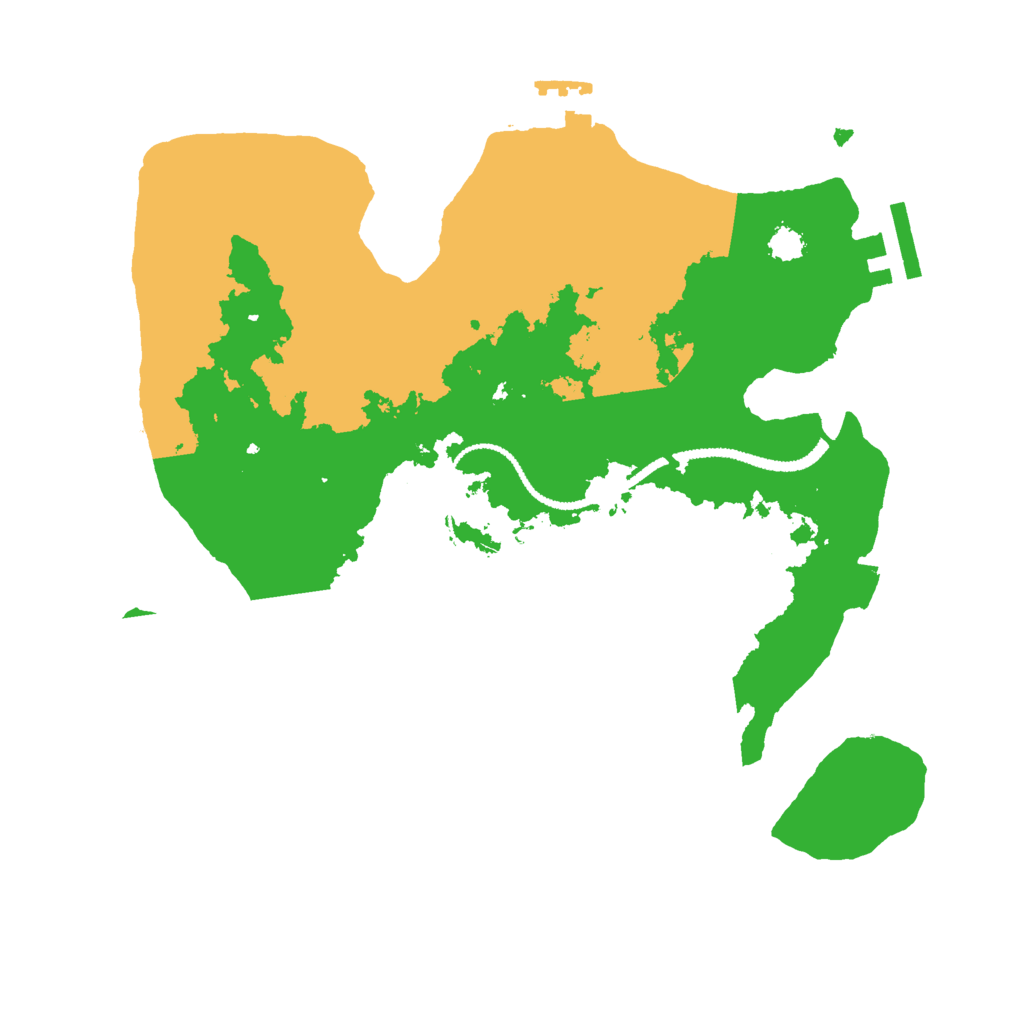 Biome Rust Map: Procedural Map, Size: 2700, Seed: 745646456