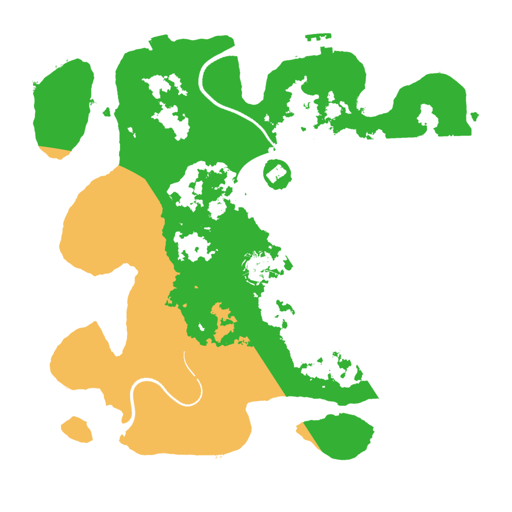 Biome Rust Map: Procedural Map, Size: 3000, Seed: 1637982013