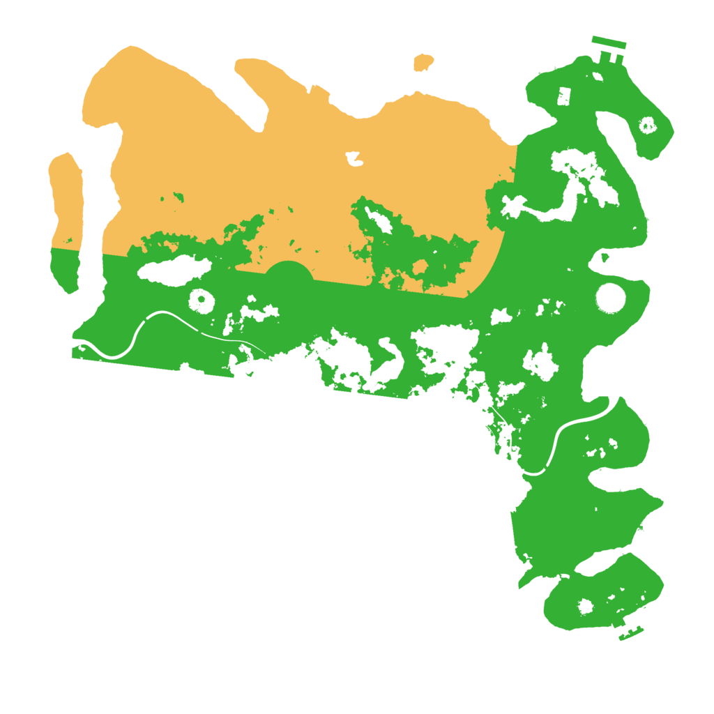 Biome Rust Map: Procedural Map, Size: 4200, Seed: 510486846