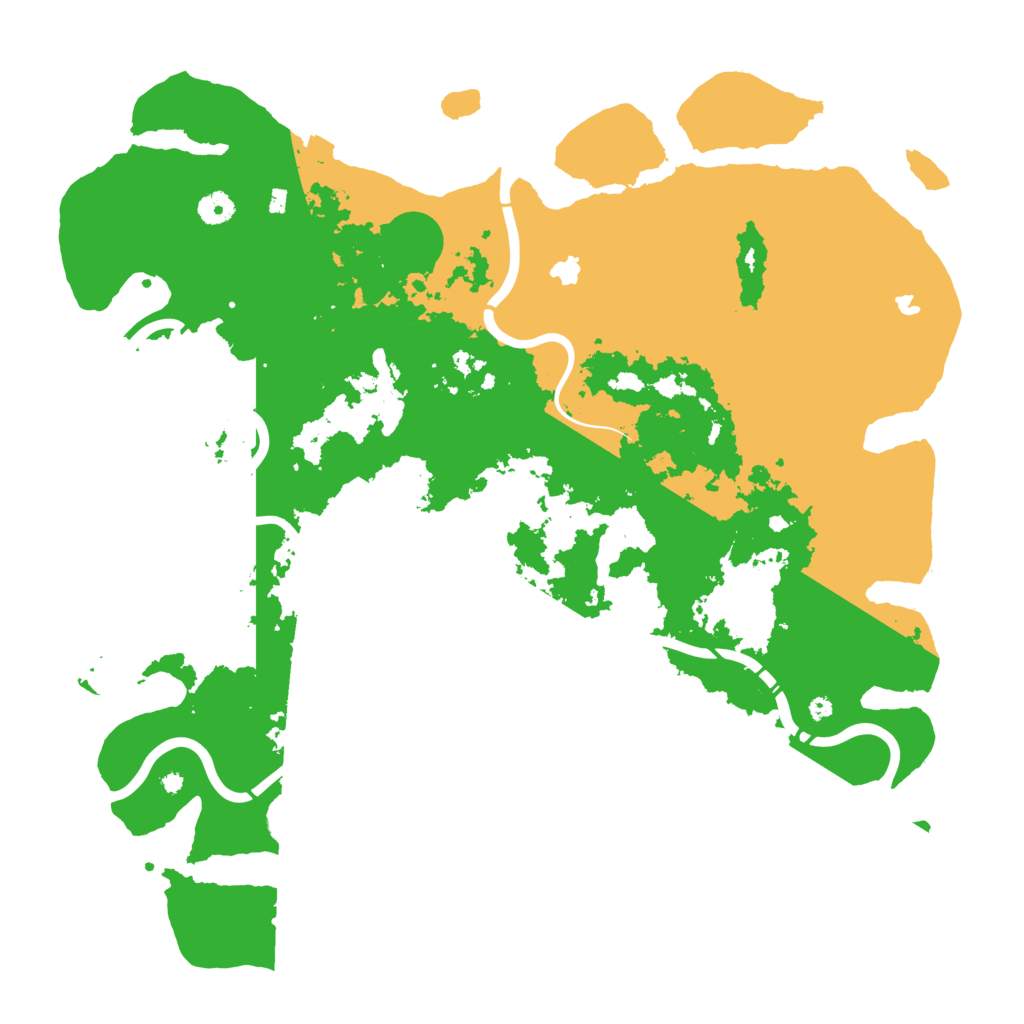 Biome Rust Map: Procedural Map, Size: 4500, Seed: 1182657257