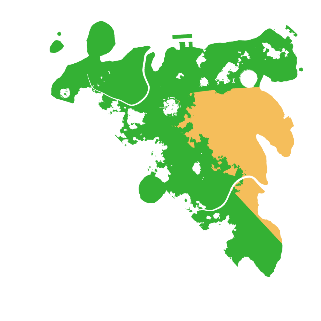 Biome Rust Map: Procedural Map, Size: 3300, Seed: 336762168