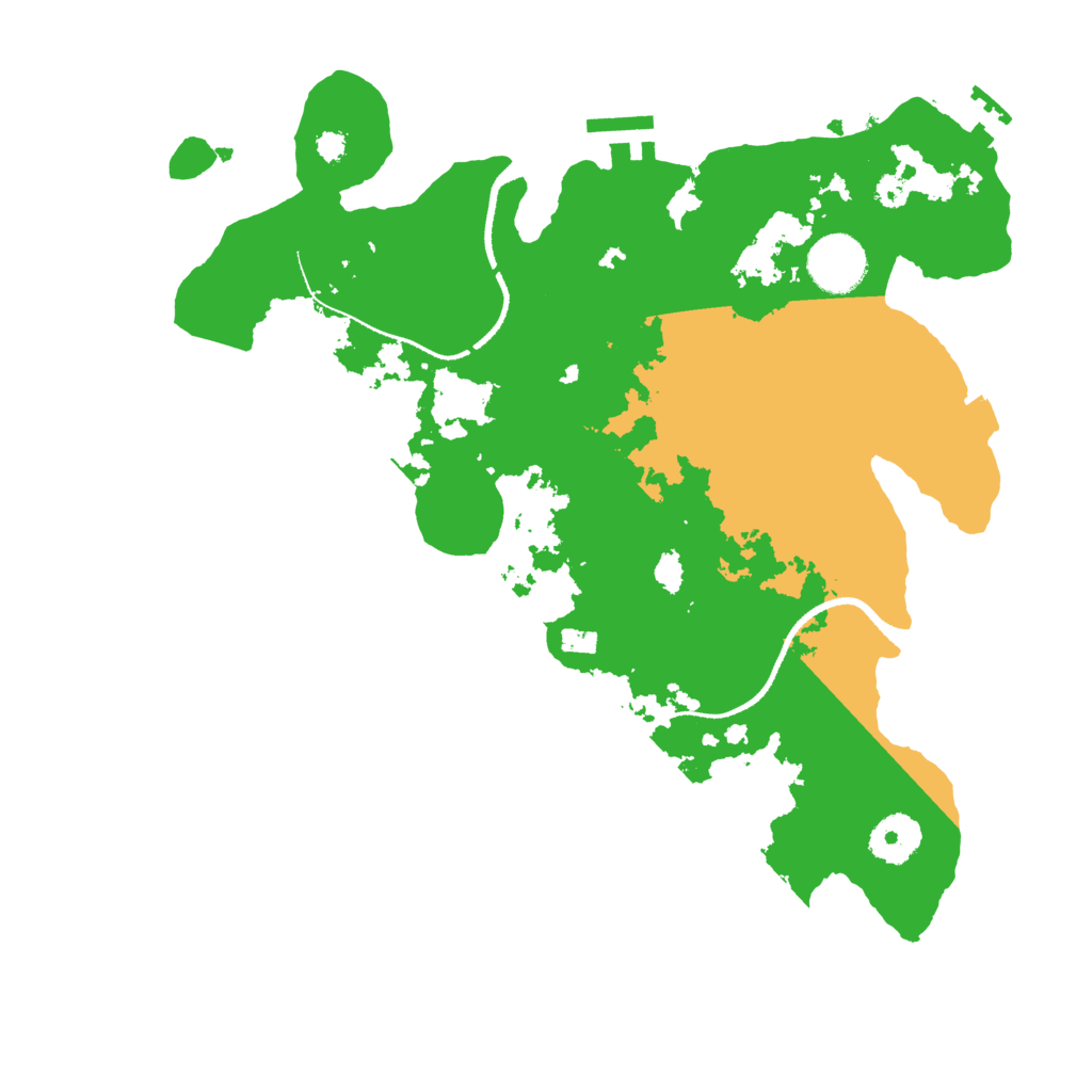 Biome Rust Map: Procedural Map, Size: 3300, Seed: 336762168