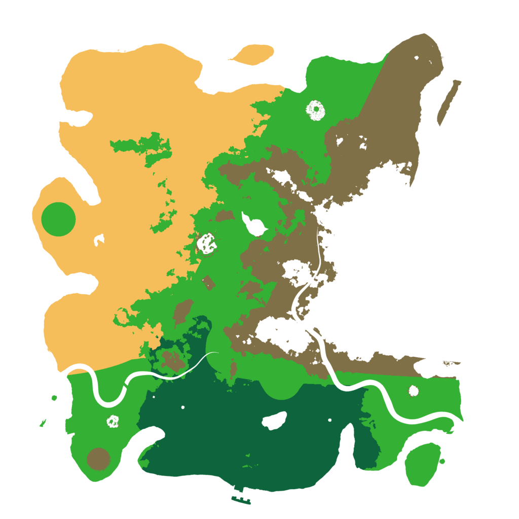 Biome Rust Map: Procedural Map, Size: 4000, Seed: 536669745