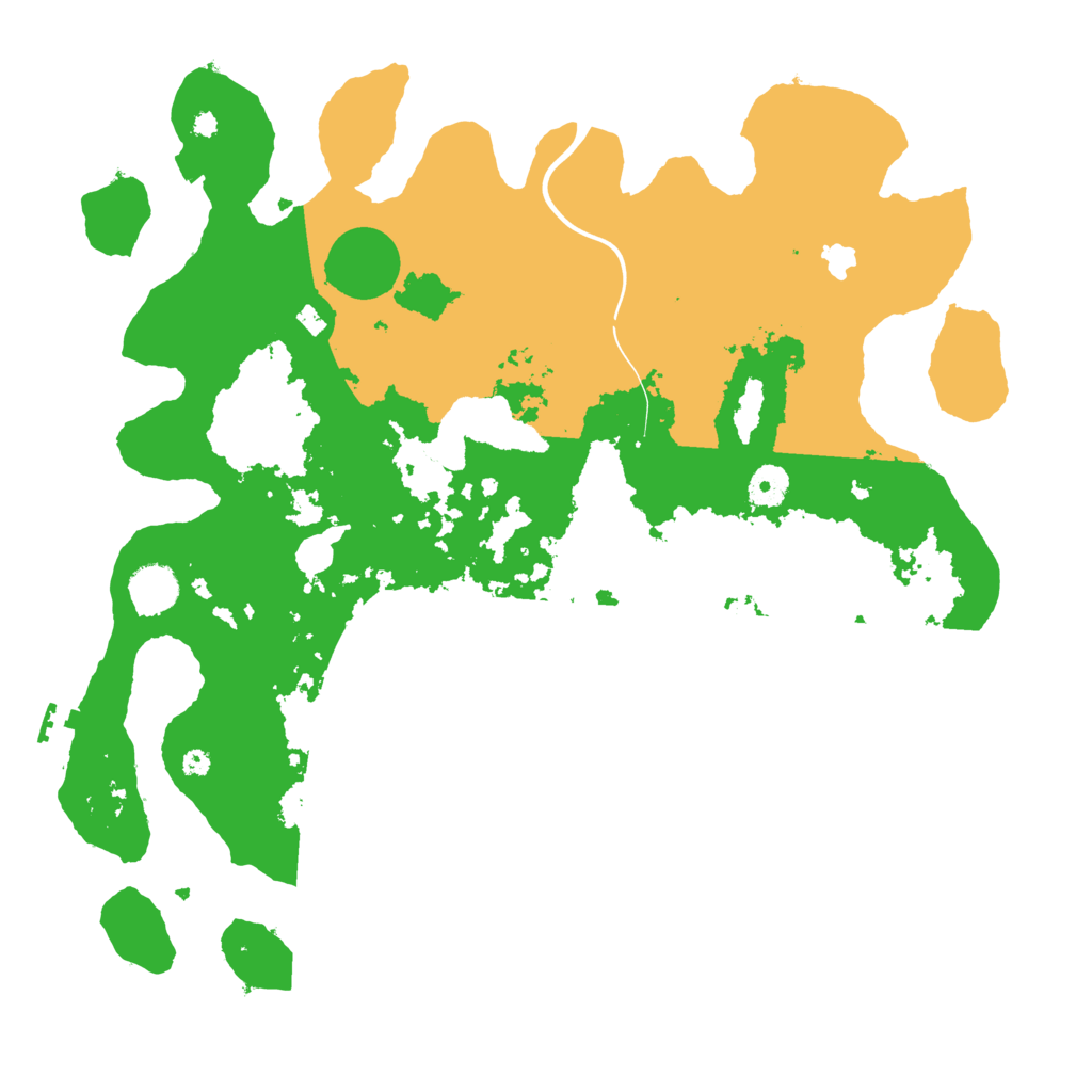 Biome Rust Map: Procedural Map, Size: 4000, Seed: 88566